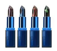 Color Changing Lipstick, 4x Tinted Balm, 3.03x0.9x3.54 Inches Long-Lasting Lightweight, Portable Nourishing Moisturizer for Daily Makeup and Natural Look