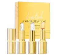Color Changing Lipstick Set, 3-Piece Moisturizing Lip Balm, Temperature-Activated Lip Color for Daily Makeup, Ideal for Party, Wedding, Dating, Travel, and Holiday Woman