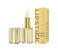 Color Changing Lipstick,Transparente Transferproof Gold Crystal Color Changing Lip Stick For Women, Long Lasting 24 Hours Glossy Shine Lip Gloss Deep Nourishment.3.5g