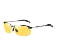 Color Changing Sunglasses For Men - Photochromic Transition Sunglasses | UV400 Protection Anti Glare Polarized Driving Eyewear For Outdoor Fishing Hiking Cycling Golf Sports Goggles, Gray Lens