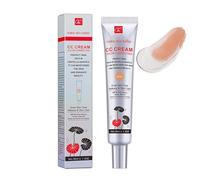 Color Correcting CC Cream, Skin Tint con Centella Asiatica, base de maquillaje coreana con SPF 25, corrector de cobertura completa CC crema para todos los tipos de piel, mejora el tono de piel y la