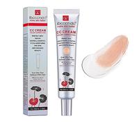 Color Correcting CC Cream With Centella Asiática, ajuste de tono de piel multiusos CC Cream Corrector Cobertura completa, SPF 25 Sunscreen Hidratante Pre-Maquillaje Primer Brightening for Mature Skin