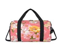 Color Daisy - Bolsa deportiva con compartimento para zapatos, bolsa de fin de semana, viajes, gimnasio, organizador de equipaje para mujeres, hombres, niños y niñas