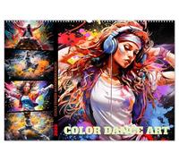 Color Dance Art (Wandkalender 2026 DIN A2 quer), CALVENDO Monatskalender: Jeder Monat präsentiert ein neues faszinierendes Bild, das die Fantasie anregt.