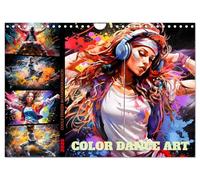 Color Dance Art (Wandkalender 2026 DIN A4 quer), CALVENDO Monatskalender: Jeder Monat präsentiert ein neues faszinierendes Bild, das die Fantasie anregt.