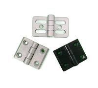 Color de aluminio acabado 1/2pcs del negro o de la astilla del conector de la puerta de la aleación del cinc de la bisagra del metal
