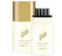 Color de cabello 2-en-1 Stick & peine, tinte de cabello instantáneo seguro y conveniente para cobertura de cabello gris, secado rápido, impermeable e resistente al sudor, duradero (Natural Brown)