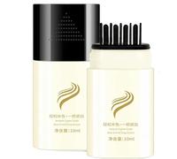 Color de cabello 2-en-1 Stick & peine, tinte de cabello instantáneo seguro y conveniente para cobertura de cabello gris, secado rápido, impermeable e resistente al sudor, duradero (Natural Black)