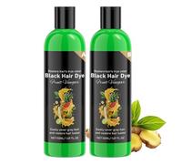 Color de cabello orgánico Gel Dark Brown - Cobertura de cabello griis tratado adecuado | Fortalece contra el haiir negro gris | Extractos naturales Cobertura de gris rápido para el peinado dañado