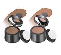 Color de cabello para retoque de raíces, 2 piezas en polvo para retoque de raíces a prueba de viento y sudor en polvo para mujeres y corrector natural de pérdida de cabello Wen a prueba de manchas, m