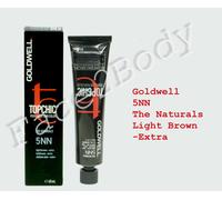 Color de cabello permanente Goldwell Topchic -The naturals- 5NN marrón claro-...