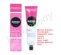 Color de cabello permanente preunido Matrix SoColor 9N/9,0 rubio muy claro ne...