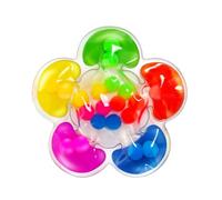 Color de clasificación de color inquietante - Juguete de rompecabezas de flores interactivos, juego de juego sensorial con estimulación táctil | Herramienta educativa del desarrollo para niños adultos