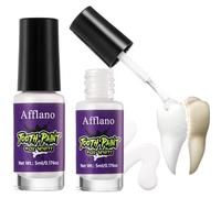 Color de dientes blanco, color de dientes blanco brillante instantáneo, maquillaje de dientes de vampiro gótico de Halloween, de secado rápido, blanqueamiento dental de secado rápido para SFX Cosplay