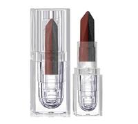 Color de lápiz labial mate: tinte aterciopelado antiadherente, barro labial de larga duración | Maquillaje labial hidratante de doble tono, lápiz labial portátil para mujeres y adolescentes, brillo hi