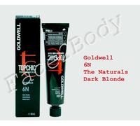 Color de pelo permanente Goldwell Topchic - The naturals - 6N rubio oscuro 60 ml