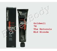 Color de pelo permanente Goldwell Topchic -The naturals- 7N Mid Blonde 60 ml