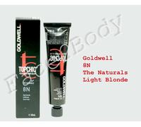 Color de pelo permanente Goldwell Topchic - The naturals - 8N rubio claro 60 ml