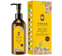 Color Del Cabello, Tinte Para El Cabello De Planta Natural, Crema Para Colorear Champú, Fórmula A Base De Plantas, Crema Para Colorear De Aplicación Fácil Y Resultados Duraderos, 210 Ml, Para Mu