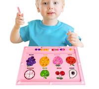 Color del imán y laberinto, laboratorio magnético de laberinto - Fine Motor Skillement Playset | Reconocimiento de frutas Color Aprendizaje Playset para el desarrollo de habilidades, dev