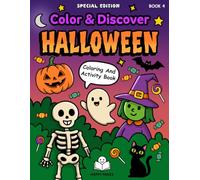 Color & Discover (Halloween): Cute and Spooky Fun with Pumpkins, Ghosts, Witches, and More! Coloring Plus Bonus Mazes and Dot to Dot Activities