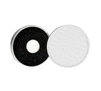 Color Esponja Limpiadora Reutilizable para Brochas de Maquillaje | Metal y Esponja, Ambos Lados Utilizables y Lavables, para Cambiar de Tono en Eye Shadow Brush
