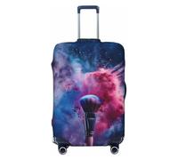 Color Explosion - Fundas protectoras elásticas para maletas de 45,7 a 81,3 cm, Black, L