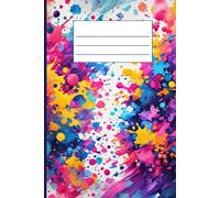 Color Explosion Splash Composition Notebook - College Ruled - 6" x 9" - 120 Pages