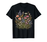 Color Flores Silvestres Gráfico Flores Floral Botánico Natur Camiseta