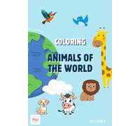 Color & Fun: Kawaii Animals of the World: Over 40 Cute Animals from Around the World to Color | Fun and Relaxing Coloring Book for Kids Ages 4-8 (Animales Kawaii para colorear)