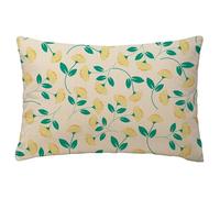 Color Fundas Cojines 50x70 cm Flor Fundas Cojines Decorativos Rectangulares Cushions Lino pillow Funda de Almohada Sofa Cojín Lumbar para Garden Terraza Primavera Verano Otoño Decorativos L-402