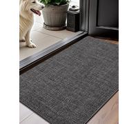 Color&Geometry Felpudo Entrada Casa 44x76cm, patrón de compilación Vintage, Reverso de Goma Antideslizante, fácil Cuidado, Fino y fácil de cuidar para entradas, pasillos,Gris carbón