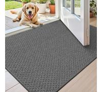 Color&Geometry Felpudo Entrada Casa Antideslizante, Absorbente para Casa, Alfombras Entrada Fino y Lavable, Alfombrilla para Entrada, Pasillo, 44×76 cm, Gris