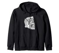 Color Gris Pray To Be Different Gráfico Gris Sudadera con Capucha