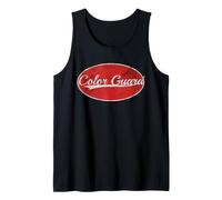 Color Guard Vintage Varsity Marching Band Graphic Camiseta sin Mangas