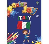 Color Joy: Coloring Book - Italy: 32 Fun Drawings for Children Ages 5-10