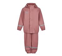 Color Kids Rain Set Solid PU Chaqueta para Lluvia, Ash Rose, 104 Unisex niños