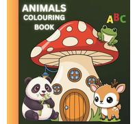 Color & Learn: Cute Animals: Easy Coloring Pages with Animal Names