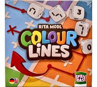 Color Líneas Spiel Das Juego de la Familia Juguete Educativo Azar Dados Contar