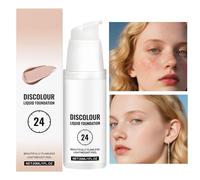 Color Matching Foundation - 30ml Color Changing Face Makeup | Long-Lasting Moisturizing Concealer | Skin Tone Adapting Foundation For Men Women Dating Vacation College Wedding Party