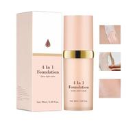 Color Matching Foundation | 4-in-1 Moisturizing Cosmetics - Face Foundation Concealer,for Women Ladies Wives Mothers Travelers Brides Daily Routine Parties