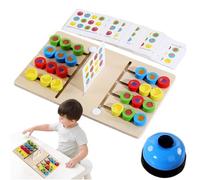 Color Matching Game - Fruit Magnetic Puzzles - Colorful Learning Toys - Slide Puzzle Portable Fruit Teaser Puzzles | Funny Matching Games for Birthday Parties, Family Gatherings, & Traveling