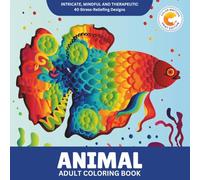 Color Matters Adult Coloring Book: 40 Intricate Animal Designs for Stress Relief & Relaxation (Creatures of the World Series)