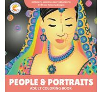 Color Matters Adult Coloring Book: 40 Intricate People & Portrait Illustrations for Stress Relief & Relaxation (Faces of the World Series)
