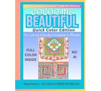 Color Me Beautiful & Easy: A Guided Large Print Coloring Book for Seniors, Beginners, Low Vision, and Stress-Free Fun
