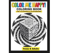 Color Me Happy! Coloring Book Teens & Adults: "Stress Relief," "Mind-Bending," "Teens and Adults, Architecture.