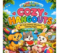 Color Me In: Cozy Hangouts: 40 Animal Adventure Coloring Pages