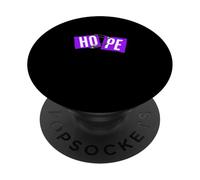 Color Morado aferrándose a la Esperanza gráfico púrpura PopSockets PopGrip Adhesivo
