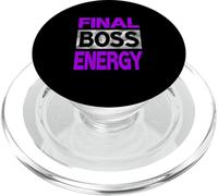 Color Morado Final-Boss-Energy Purple Graphic PopSockets PopGrip para MagSafe