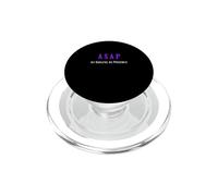 Color Morado lo más conmovedor Posible Gráfico Morado PopSockets PopGrip para MagSafe